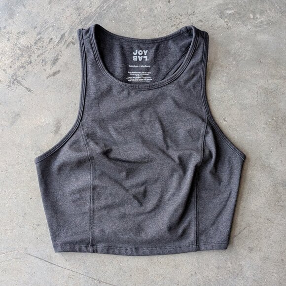 JoyLab Black and Purple Crop Top Tank Long Line Bra Bundle medium - Picture 2 of 8